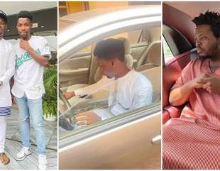 Popular Rapper, Olamide buys car for a fan several months after shunning his request.