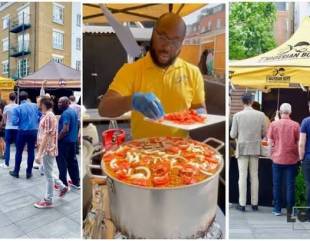 Man who opened restaurant in London opens up, says he dropped out of school in London because of lack of funds.