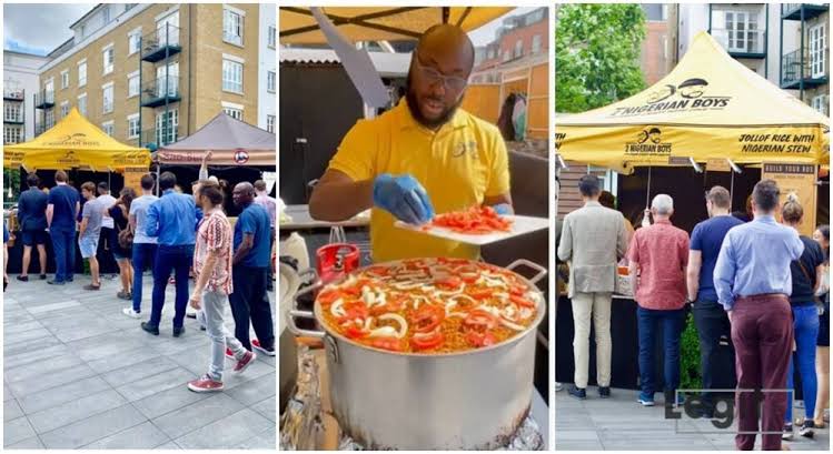 Man who opened restaurant in London opens up, says he dropped out of school in London because of lack of funds.