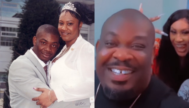 Don Jazzy Reunites With Ex-wife In Lagos After Many Years Apart (Video)