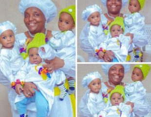 After 17 years Of Waiting Nigerian Woman Gives Birth To Triplets