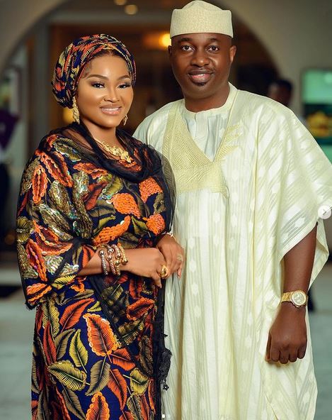 Eid-el-Fitr: Mercy Aigbe Shares New Loved-Up Photos With Her Husband