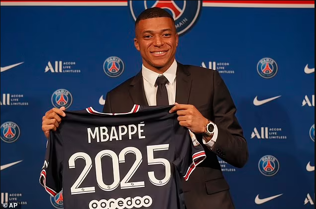 Kylian Mbappe named world’s most valuable player as he’s currently valued at £175.7million after a new deal with PSG