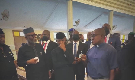 Osinbajo visits Owo church where over 50 persons including kids were massacred (photos/video)