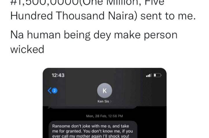 Twitter user shares encounter with debtor he loaned 1.5 miliion