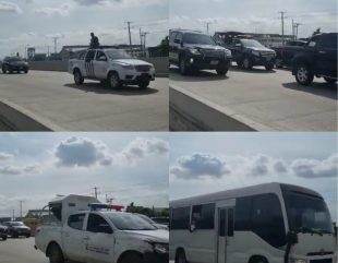 Man Blasts Tinubu’s Long Convoy, Accuses Security Agents of Blocking Road For Three Hours In Lagos (Video)