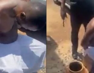 Native Doctor Calls Police To Arrest Man Who Wanted To Sacrifice His Two Kids For Money Ritual (Video)