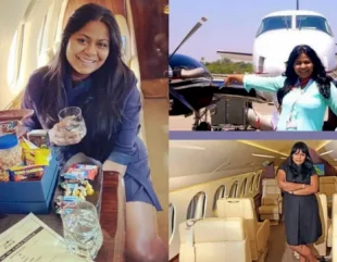 A young woman, 32, who owns 10 private jets becomes famous after coming into the spotlight (Video)