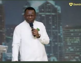 In Front Of A Large Congregation, Pastor David Ogbueli Drums Support For Peter Obi (Video)