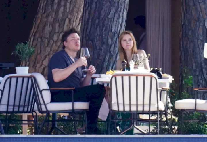 Elon Musk and girlfriend Natasha Bassett enjoy a romantic getaway in St. Tropez