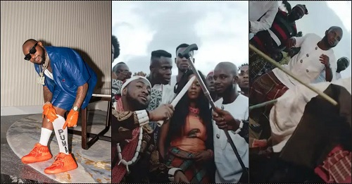 Nigerians spot Sabinus in a throwback music video, and Davido reacts