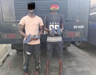 Traffic Robbers apprehended in Lagos by the police (Photo)