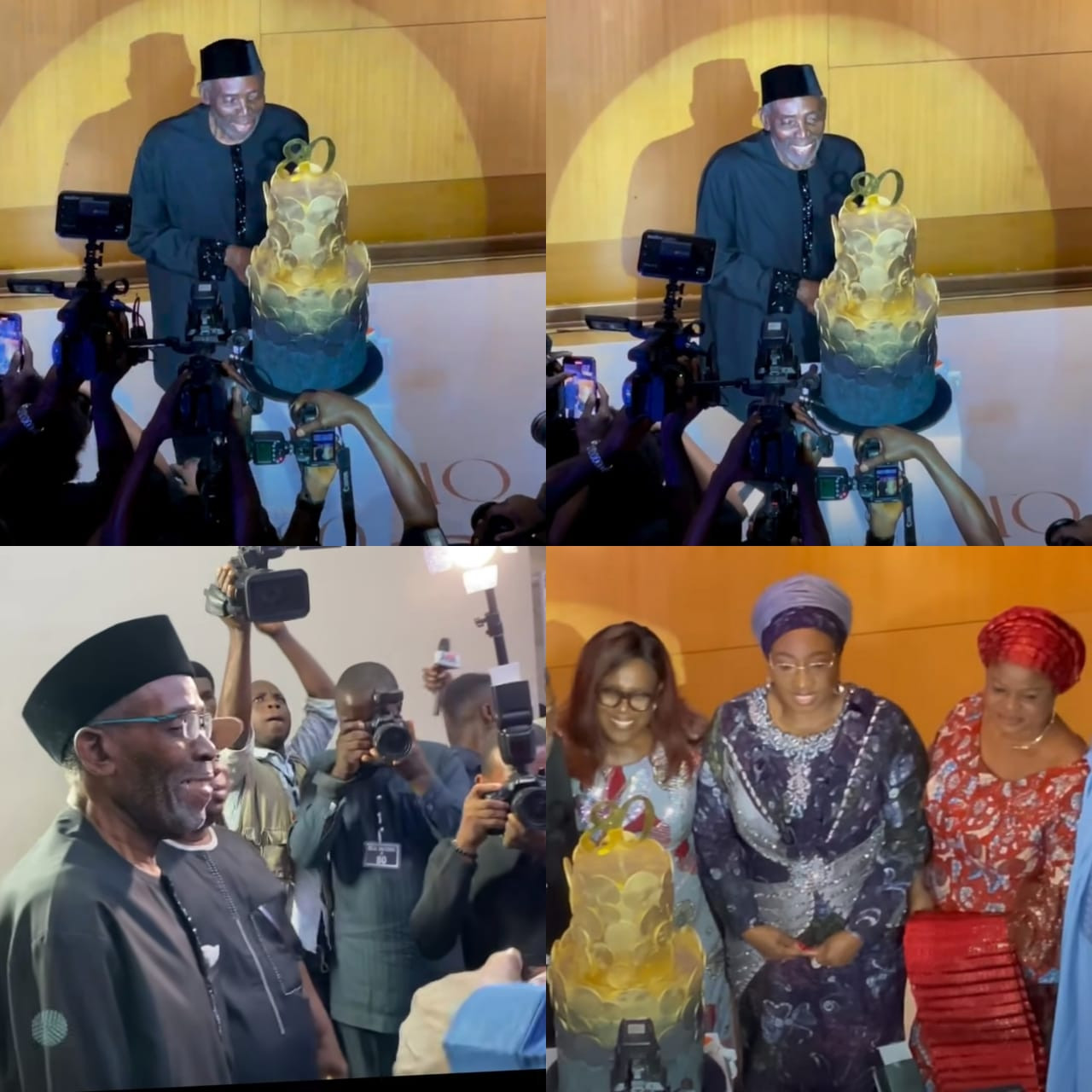 Photos and video from renowned actor Olu Jacobs’ 80th birthday party