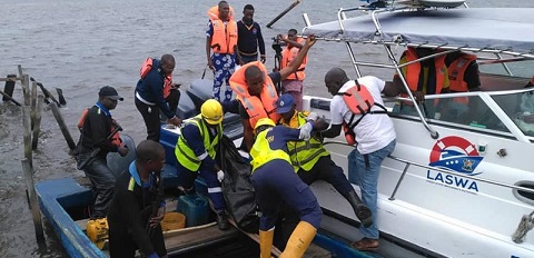 A 20-seater boat capsizes in Lagos, killing two female passengers