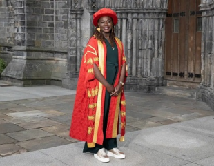 A Nigerian woman creates history by becoming chancellor of a university in the UK