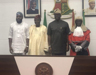 Bayo Lawal sworn in as new Oyo Deputy Governor (photos)