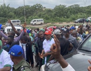 Peter Obi has arrived in Osun State to campaign for Labour Party Governorship Candidate Lasun (Photos)