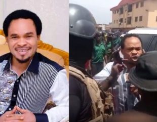 Prophet Odumeje flogged while his church in Anambra was demolished (Video)