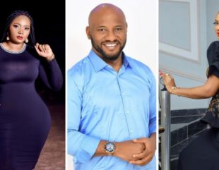 Yul Edochie reacts after being teased at the airport for having a second wife (Video)