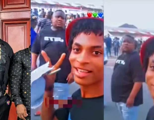 “Baba don humble” – Reactions as another fan makes a video of Cubana Chief Priest