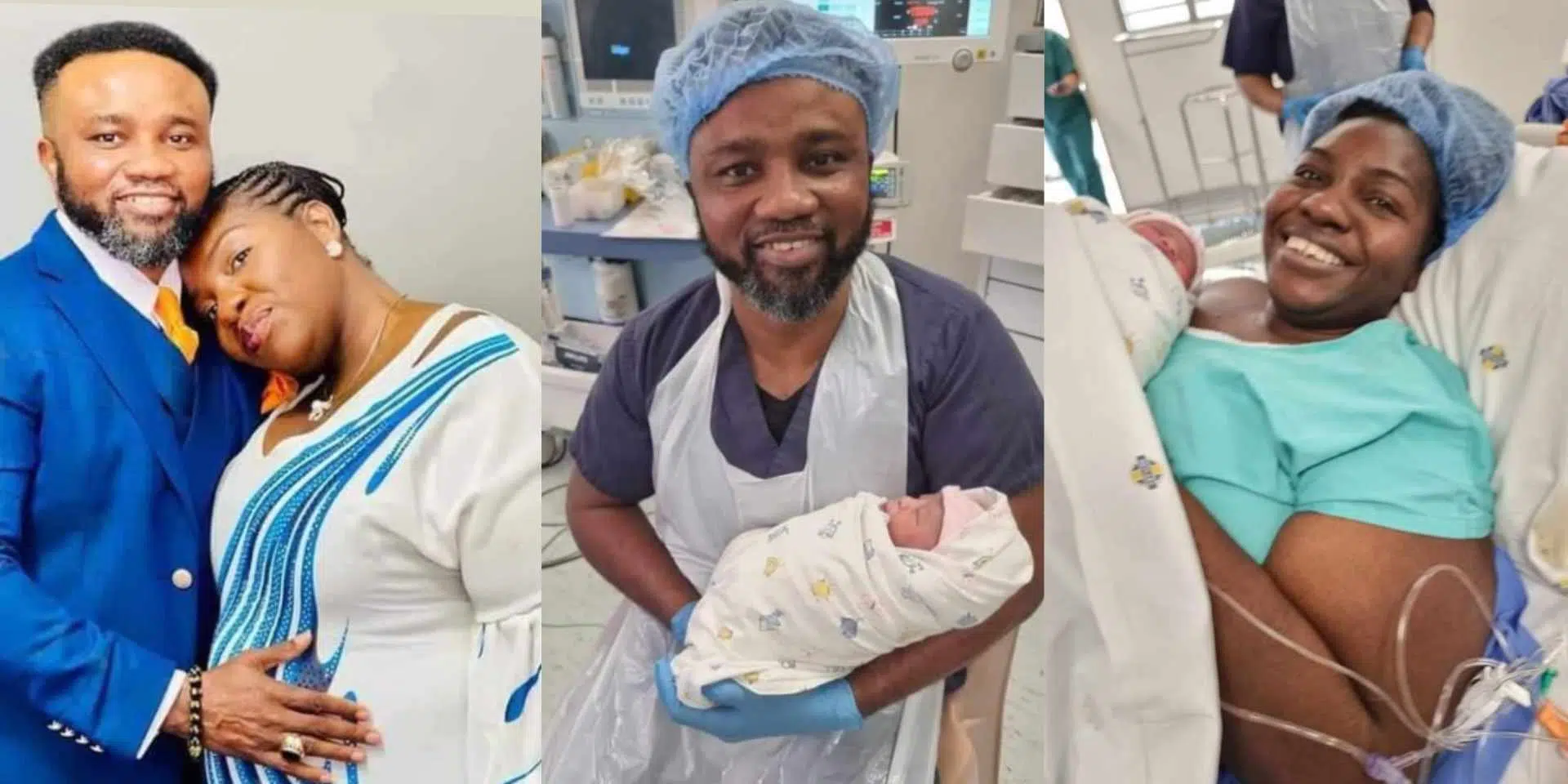 Nigerian couple welcome a baby after waiting for 13 years