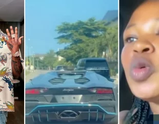 Davido speaks after a lady shared a video of someone driving his Lambo in his absence