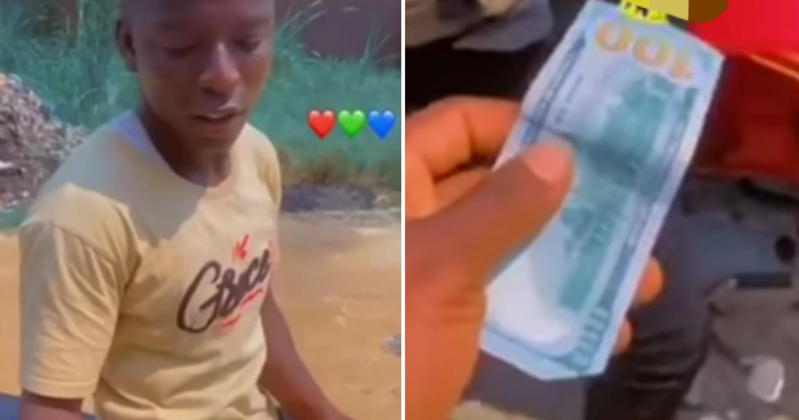 “School no be scam” – Reactions as bike man rejects 100 dollars from a passenger, says he wants naira (Video)