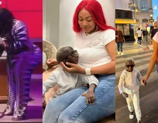 Singer, Grand P sparks dating rumours with mystery lady just months after proposing to actress, Eudoxi Yao (Photos)