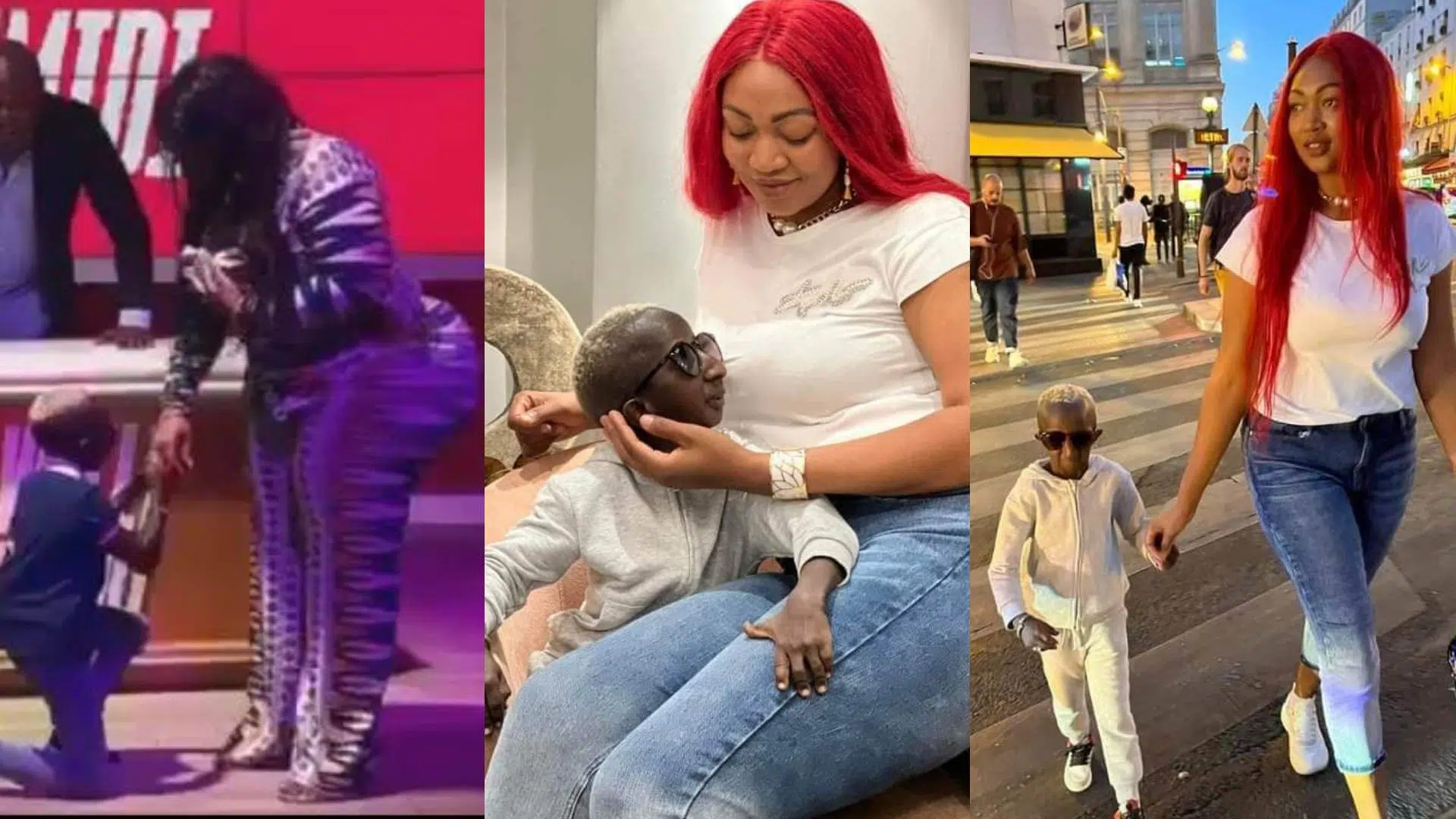 Singer, Grand P sparks dating rumours with mystery lady just months after proposing to actress, Eudoxi Yao (Photos)