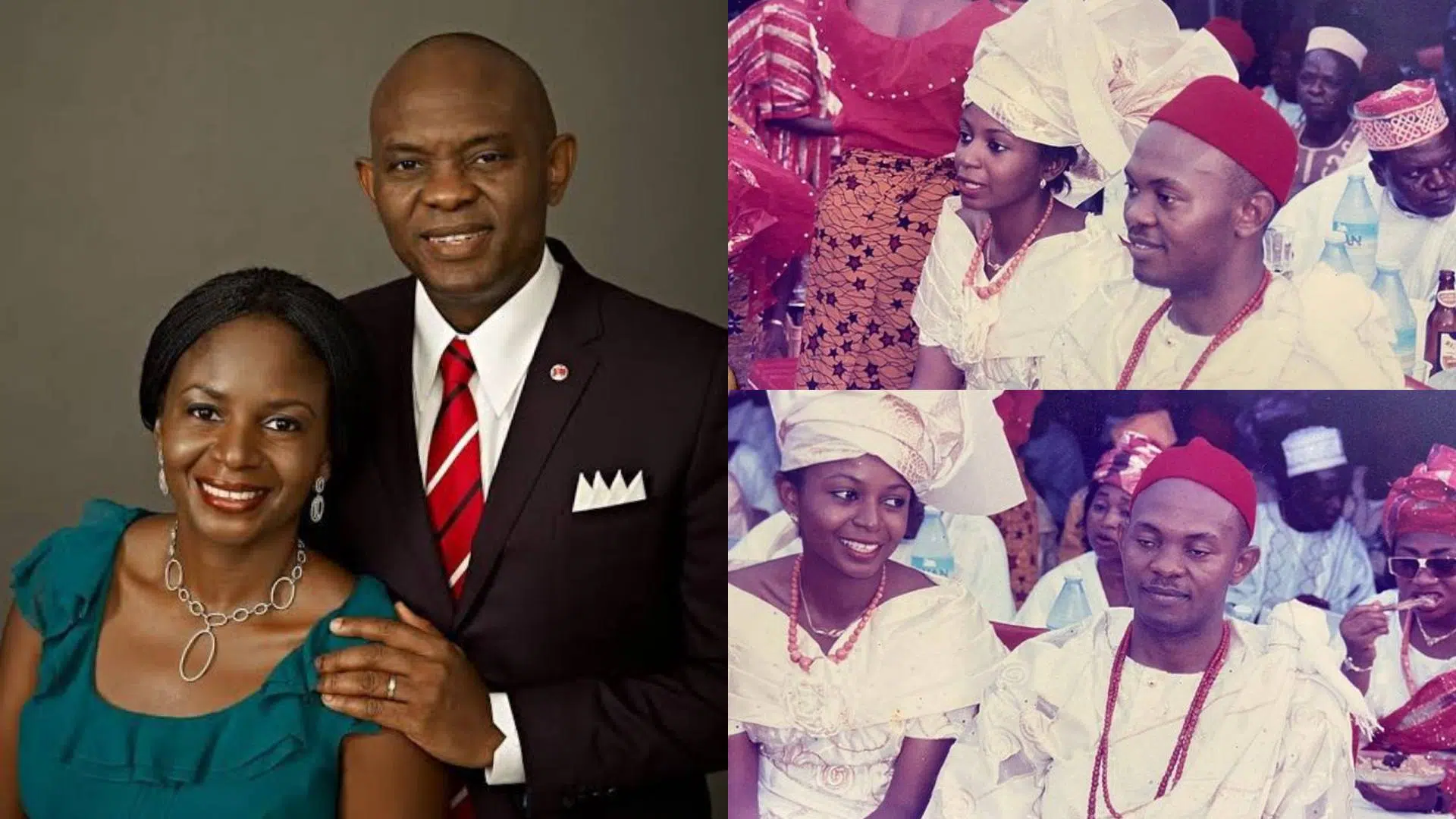 Tony Elumelu melts hearts with throwback photos from his traditional wedding