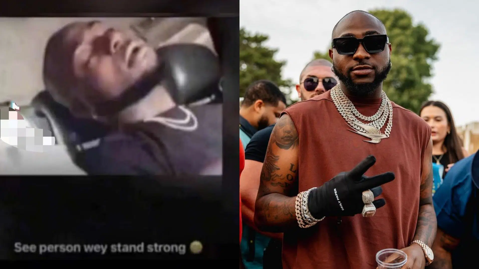 “See person wey ‘Stand Strong’” – Davido mocked for sleeping, he reacts