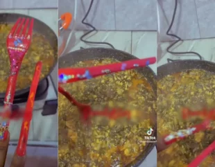 Slay Mama reveals creative method she uses to cook for her man (Video)