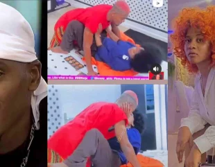 #BBNaija: Groovy and Phyna’s sensual moments get people talking (Videos)