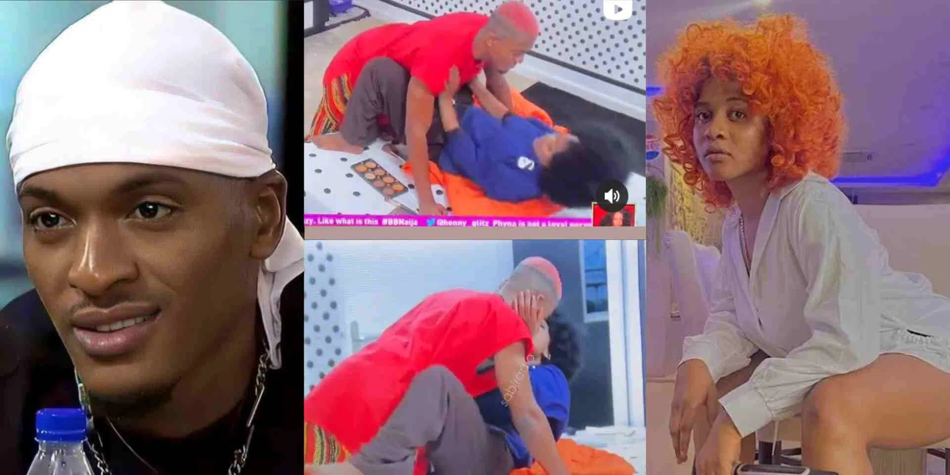 #BBNaija: Groovy and Phyna’s sensual moments get people talking (Videos)