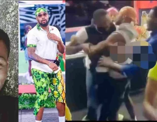 #BBNaija: Moment Adekunle and Sheggz almost fought with each other following fierce verbal altercation (Video)