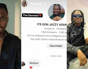 Don Jazzy’s new signee, Bayanni shares chat with producer