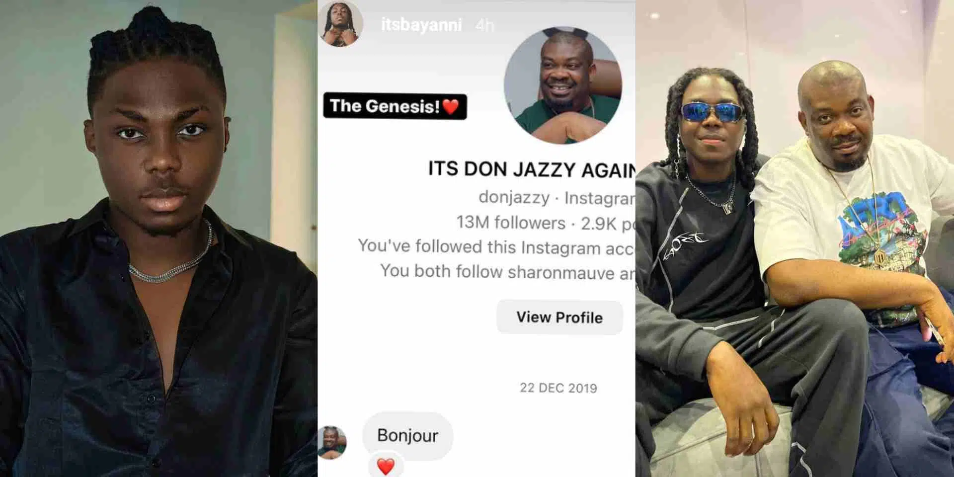 Don Jazzy’s new signee, Bayanni shares chat with producer