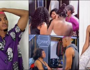 #BBNaija: Chomzy confronts Groovy over affair with Phyna, and the drama escalates (Video)