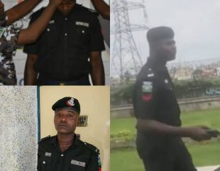 Nigerian Police Force Dismisses Corporal Opeyemi Kadiri For Searching A Man’s Phone In Lagos (Photos/Videos)