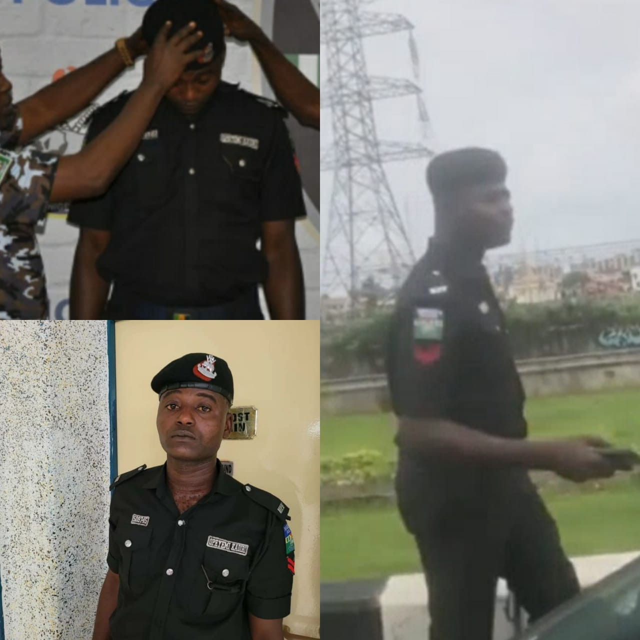 Nigerian Police Force Dismisses Corporal Opeyemi Kadiri For Searching A Man’s Phone In Lagos (Photos/Videos)