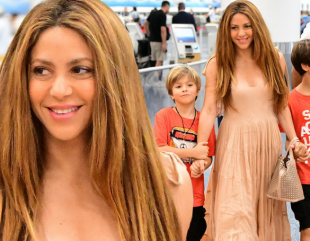 Shakira steps out with her kids in Miami following tax fraud charges (photos)