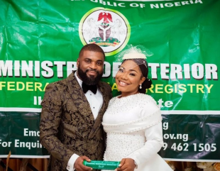 Mercy Chinwo and Pastor Blessed Uzochikwa become legally married (photos)