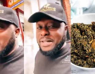 Overseas-based man resorts to Burger after being charged N56K for items required to prepare Bitter Leaf soup (Video)