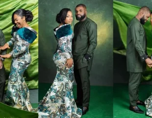 Mercy Chinwo and her husband, Blessed Uzochikwa look stunning in pre-wedding photos