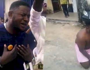 Pictures of notorious kidnapper “Lion” pouring out his soul during worship in church surfaces