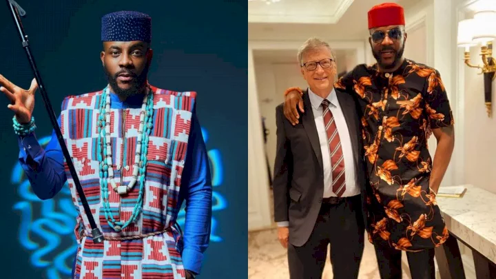 Ebuka Obi-Uchendu reacts following an accusation of joining Illuminati after taking pictures with Bill Gates