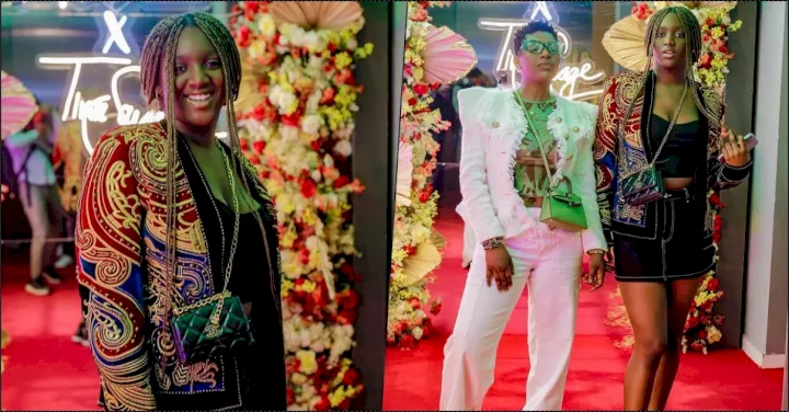 Tuface’s daughter stirs reactions over an outfit to Tiwa Savage’s event