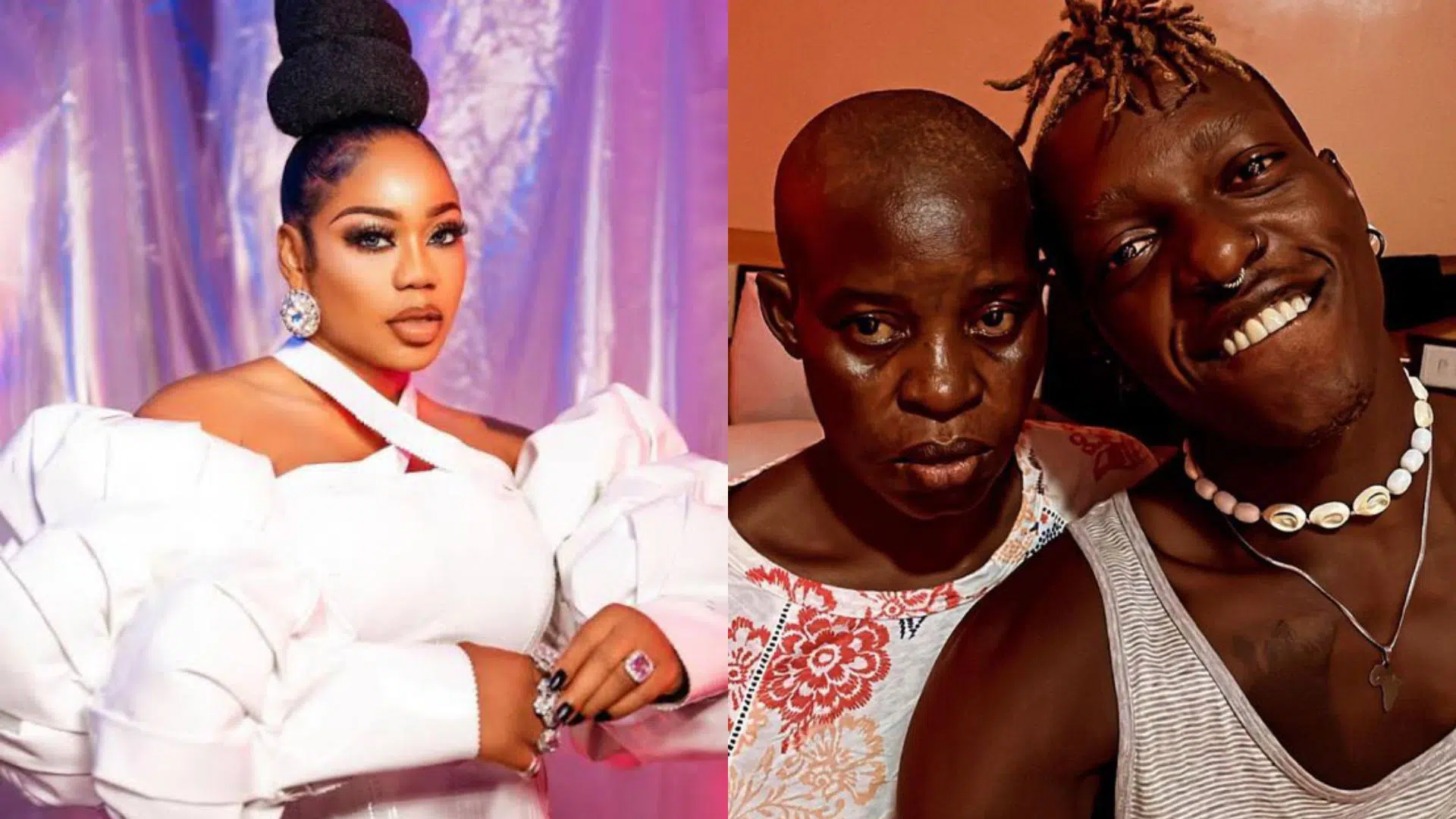 #BBNaija: Toyin Lawani, others tackle trolls blasting Hermes and his mother’s mental health