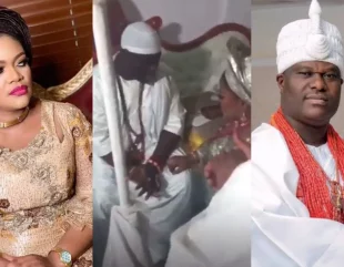 Ooni of Ife takes new wife months after marriage crash with Naomi (Video)