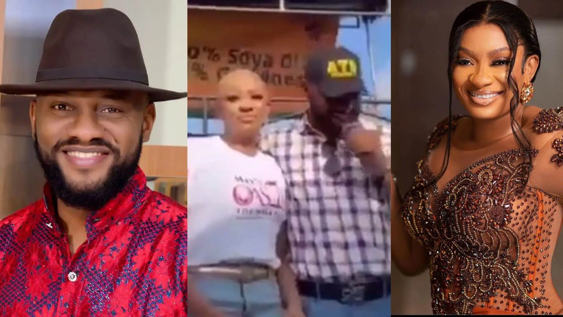 “God has answered my prayer points and added more” – Yul Edochie writes following public appearance with first wife, May